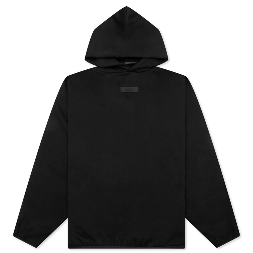 NWT NIB ESSENTIALS FEAR OF GOD BLACKK HOODIE M SIZE L